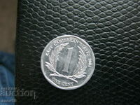 Ex. Caribbean States 1 cent 2004