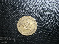 Cuba 5 centavos 1943