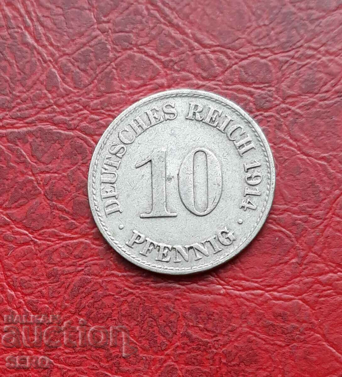 Germania-10 Pfennig 1914 A-Berlin