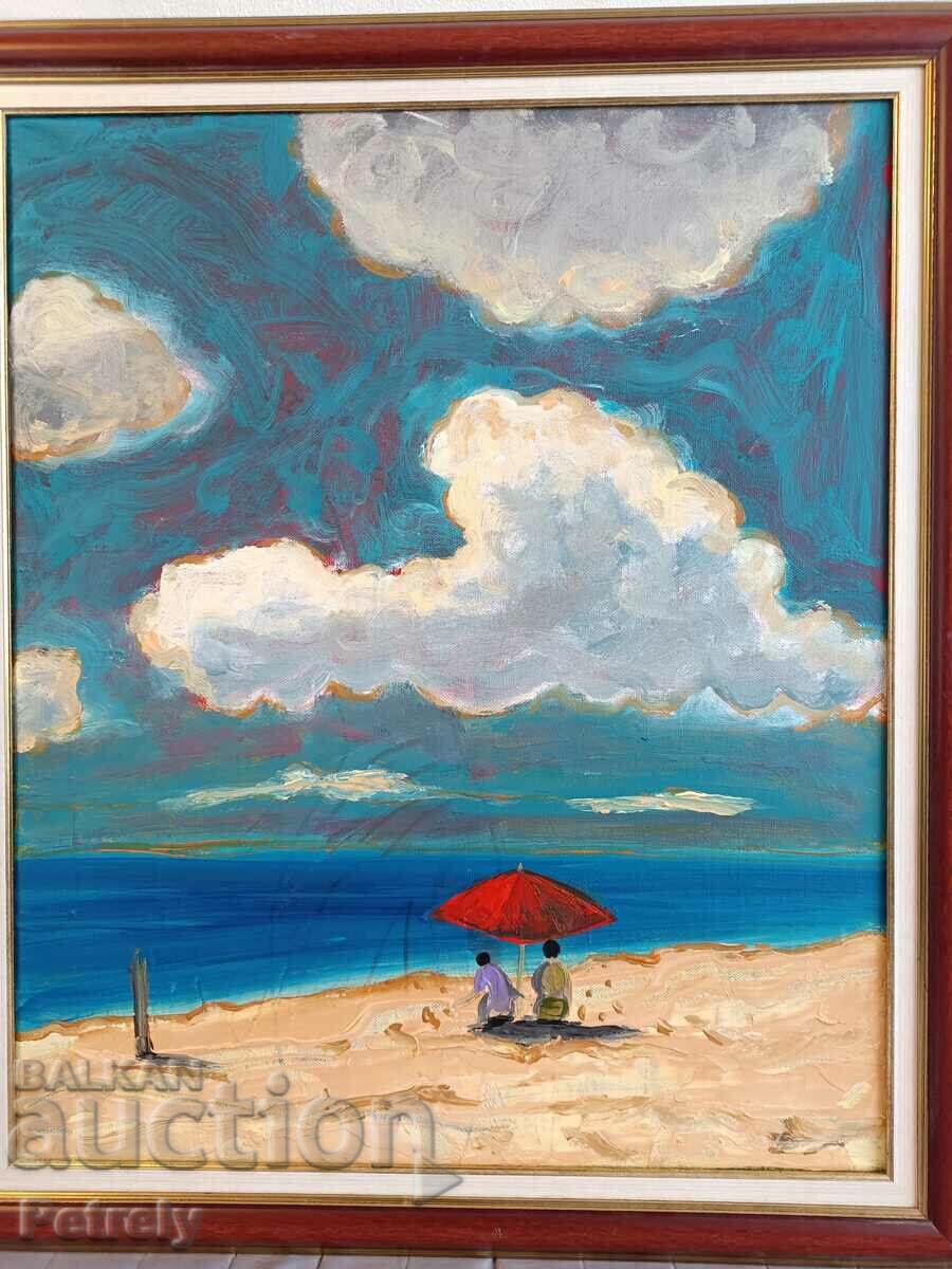 Pictură mare în ulei cu preț 350.00 BGN | € 178.95