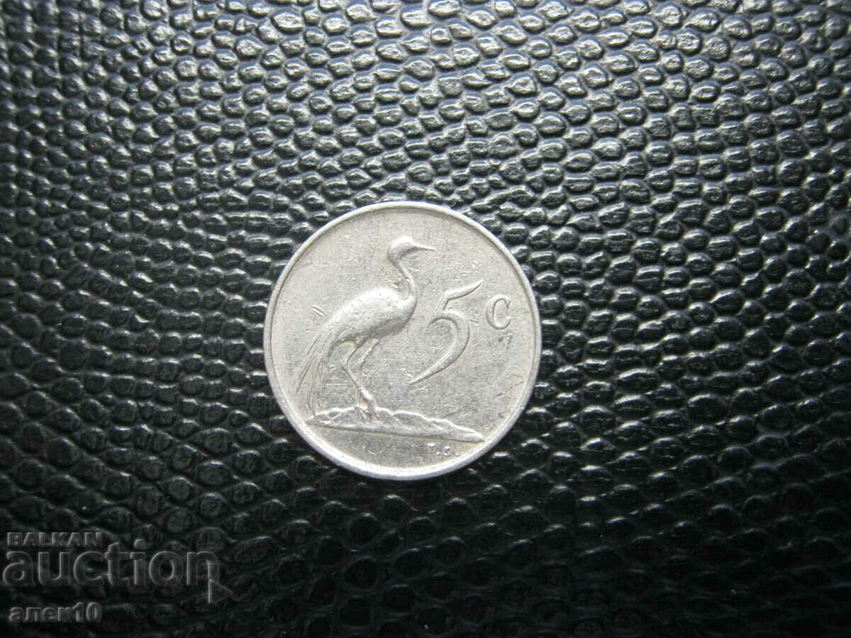 Южна  Африка  5  цент   1977