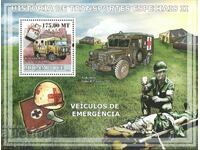 2009. Mozambique. Special transport - ambulances. Block.