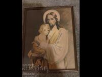 Παλιά εικόνα, ο Ιησούς Χριστός με το παιδί