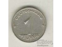 +GDR 1 Pfennig 1950 E