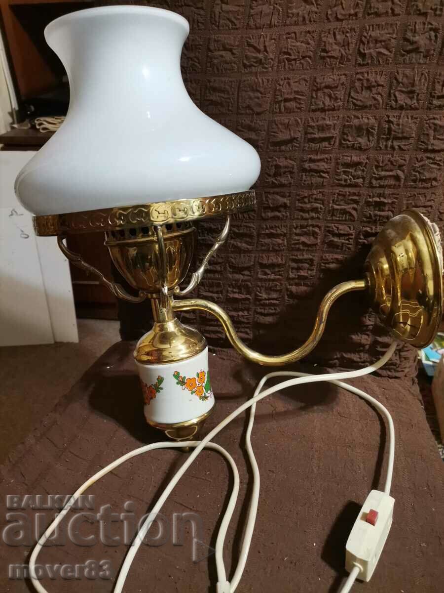 Wall lamp. Brass. USSR