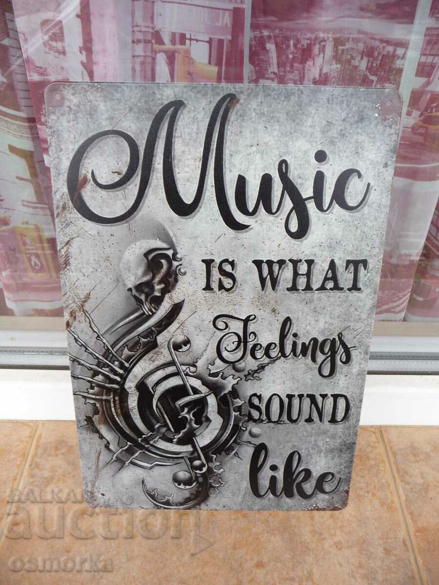 Muzica cu semne metalice arată sentimente, emoții, muzică plăcută
