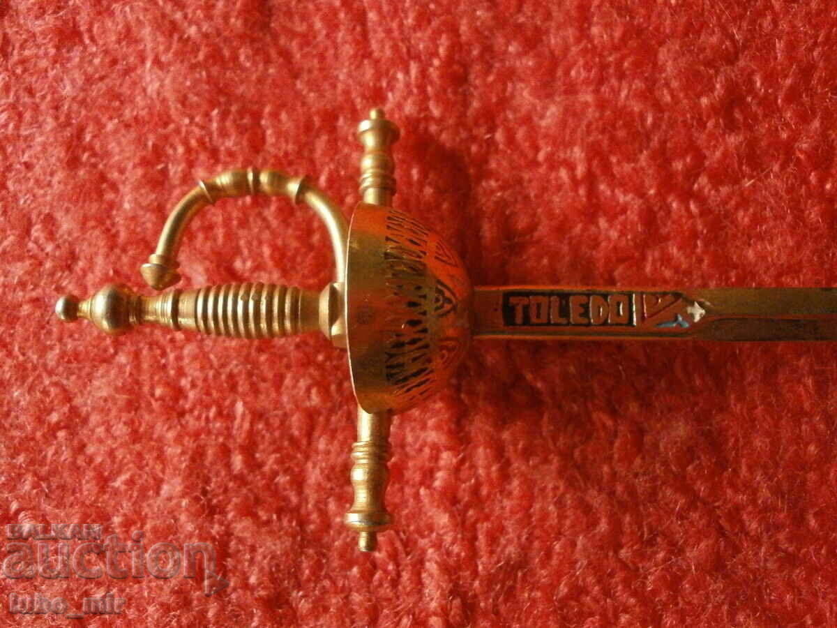OLD SWORD - TOLEDO - MINIATURE - SOUVENIR with price 11.00 BGN | € 5.62 OLD SWORD - TOLEDO - MINIATURE - SOUVENIR with price 11.00 BGN | € 5.62