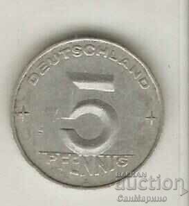 GDR 5 pfennig 1952 A