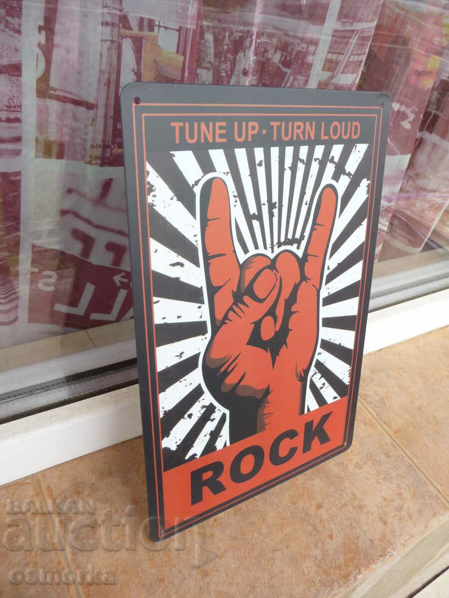 Metal sign music rock heavy metal musicians concerts rock with price 18.00 BGN | € 9.20 Metal sign music rock heavy metal musicians concerts rock with price 18.00 BGN | € 9.20