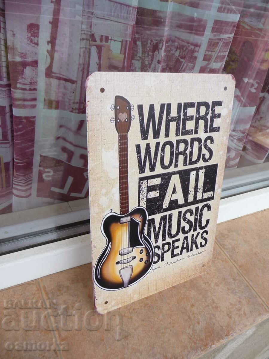 Metal plate When words fail, the pinky speaks with price 18.00 BGN | € 9.20 Metal plate When words fail, the pinky speaks with price 18.00 BGN | € 9.20