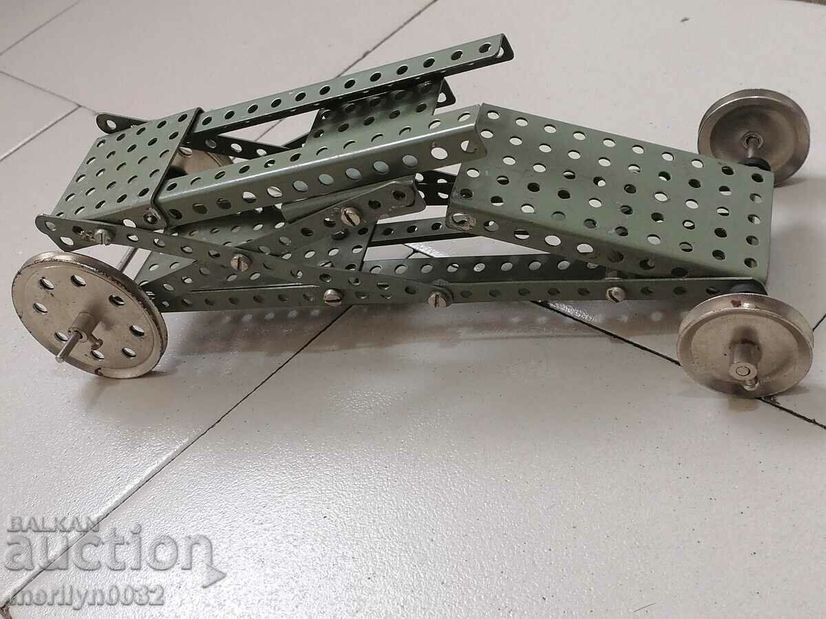 Delivery of Children's metal toy car assembled by a car constructor Delivery of Children's metal toy car assembled by a car constructor