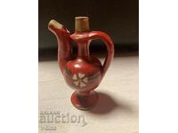 Old pitcher whistle pottery hand painted krondir