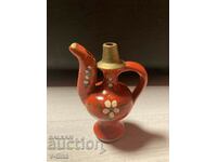 Old pitcher whistle pottery hand painted krondir