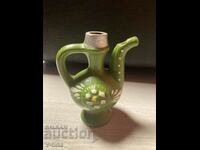 Old pitcher whistle pottery hand painted krondir