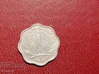 Източни кариби 1 цент 1994 год  Алуминий