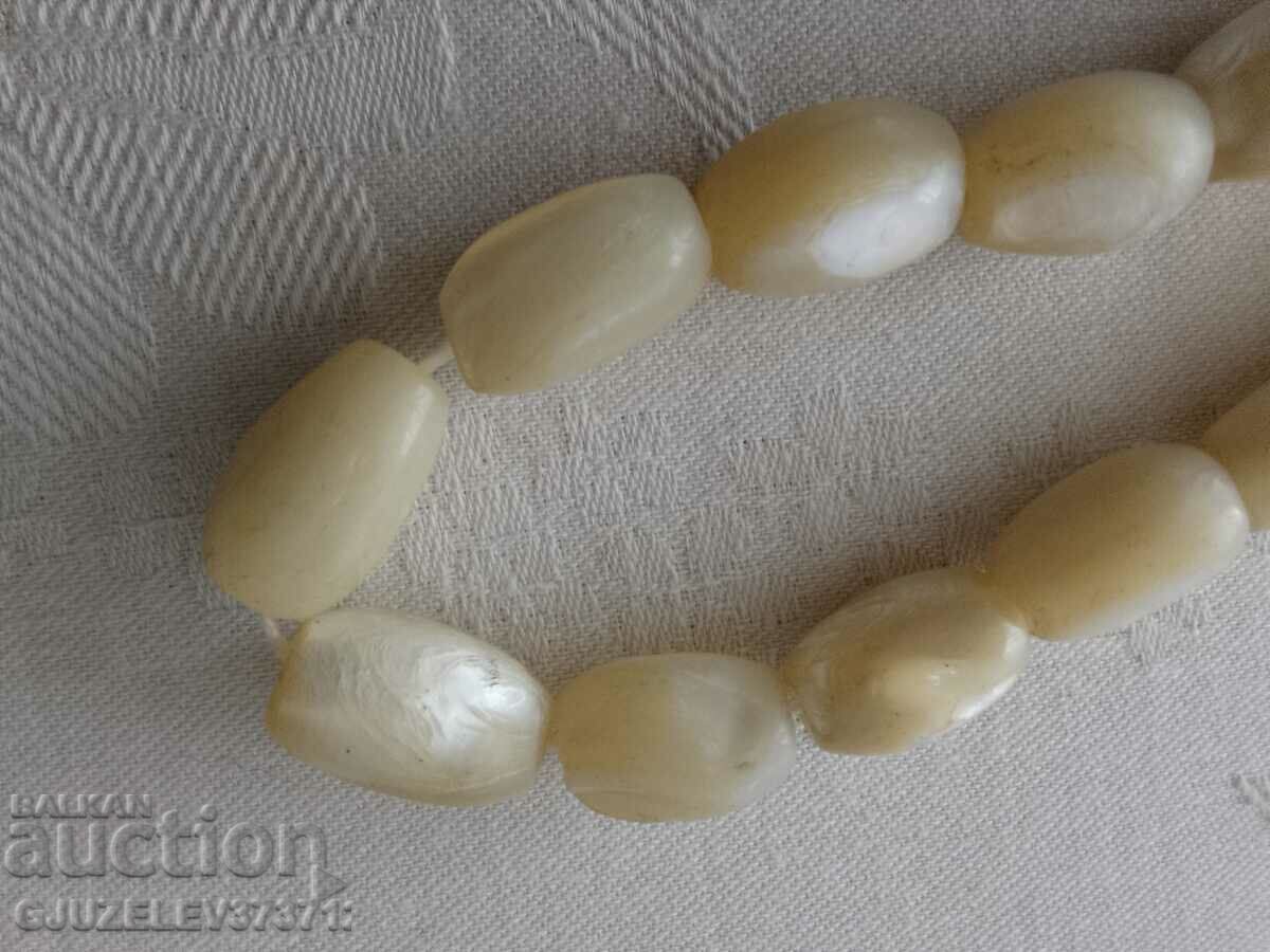 Old mother of pearl rosary - 6