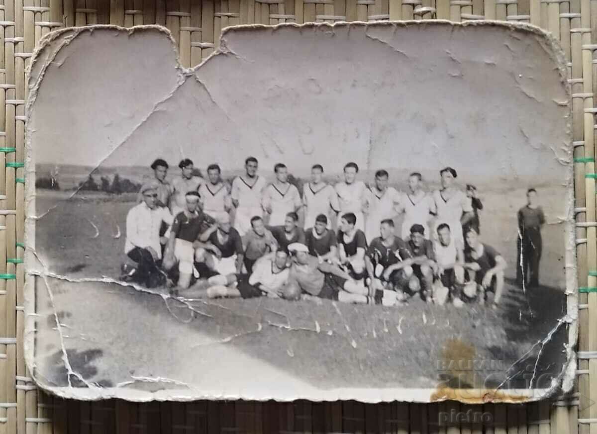 Βουλγαρία Παλαιά φωτογραφία μιας τοπικής ποδοσφαιρικής ομάδας.