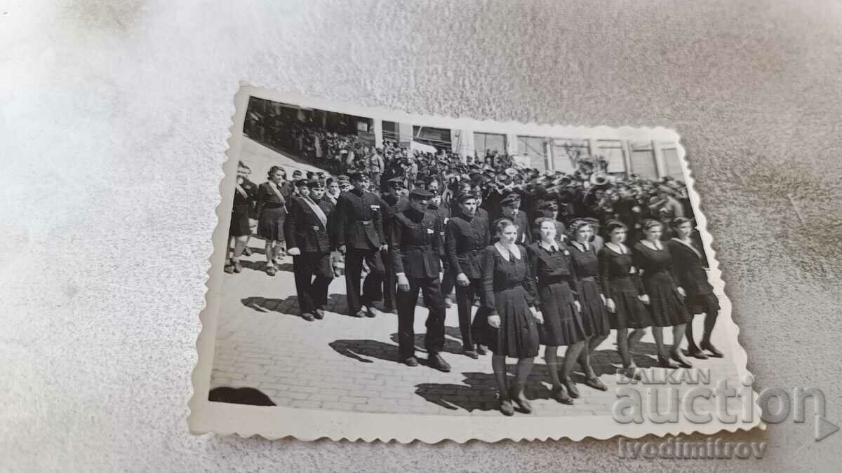 Fotografie Gorna Oryahovitsa Manifestarea de Ziua Mai 1945