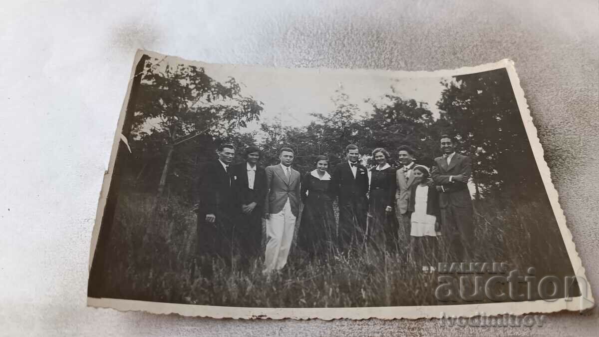 S. Gorna Oryahovitsa Άνδρες και γυναίκες στον κήπο της πόλης 1933