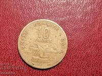 Τζιμπουτί 10 φράγκα 1977