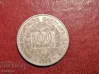 1972 год Западна Африка 100 франка