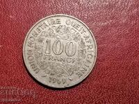 1969 West Africa 100 francs