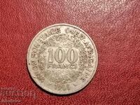 1968 West Africa 100 francs