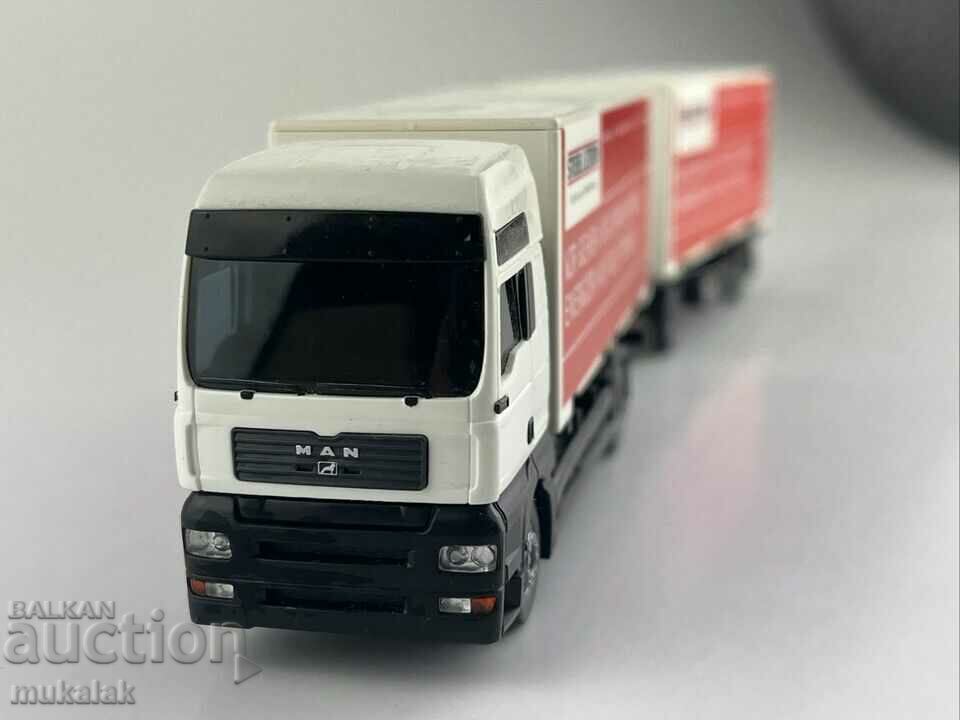 1:87 H0 WIKING MAN TGA TRUCK TROLLEY MODEL TOY with price 20.00 BGN | € 10.23 1:87 H0 WIKING MAN TGA TRUCK TROLLEY MODEL TOY with price 20.00 BGN | € 10.23