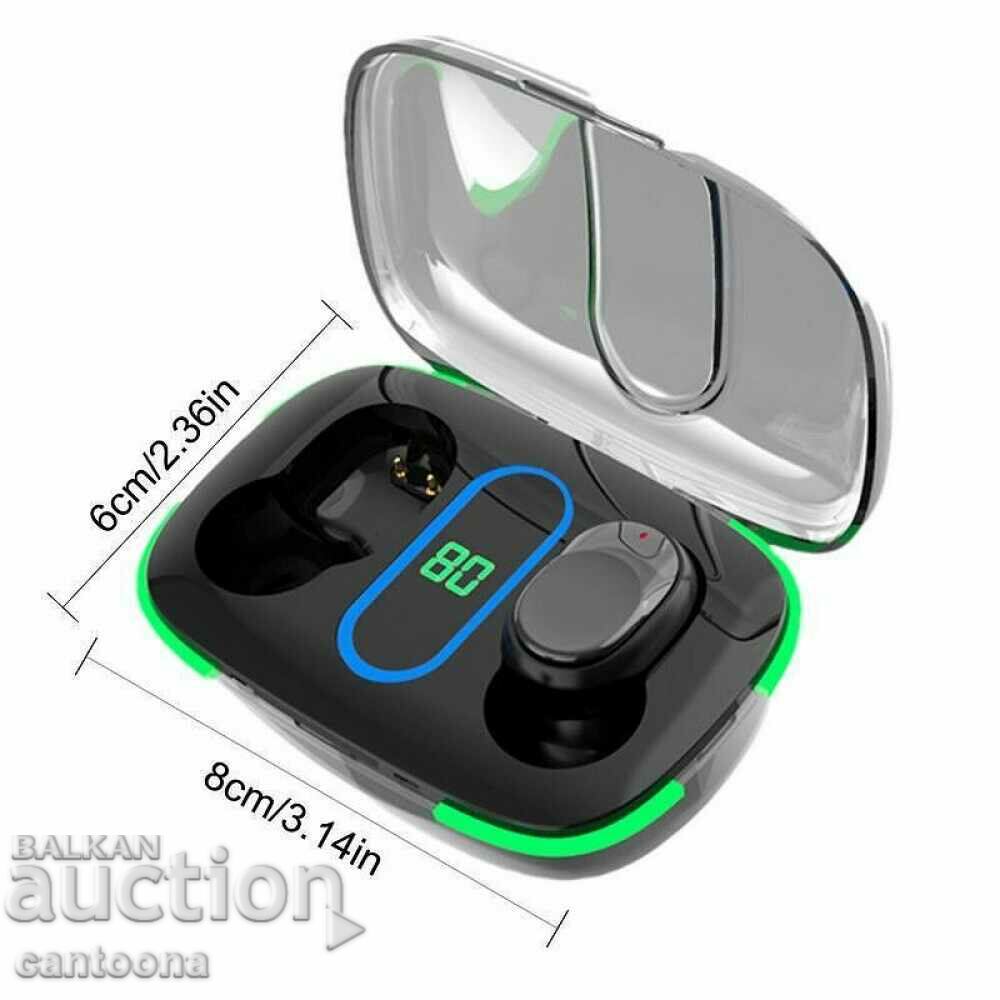 Auction  TWS stereo wireless headphones KLGO HK-90BL Pure BASS active