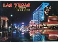 USA Postcard BRILLIANT LIGHTS of the famous Las ..