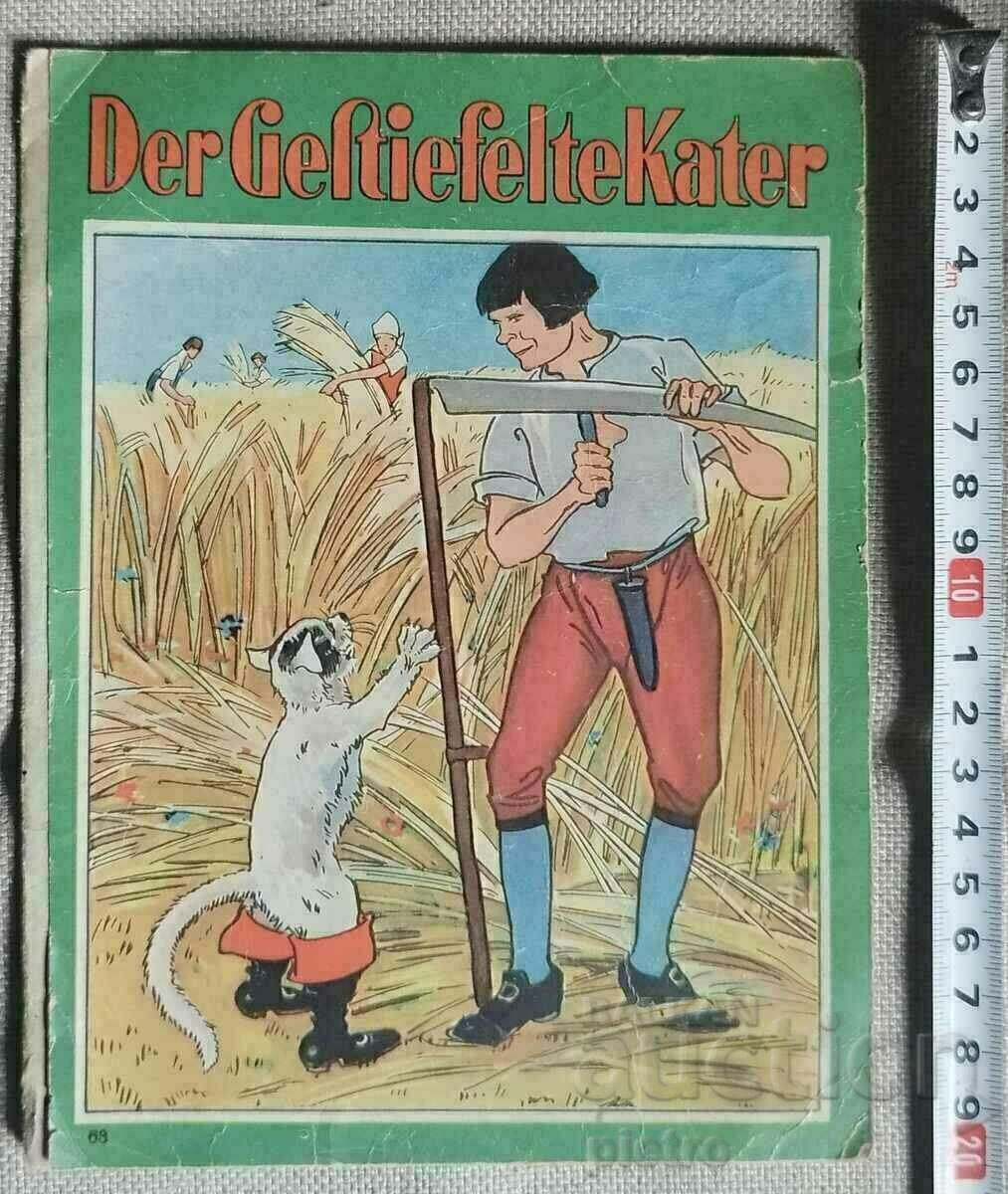 Old German children's book Puss in Boots