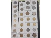Πολλά ξένα αναμνηστικά κέρματα 30 τμχ