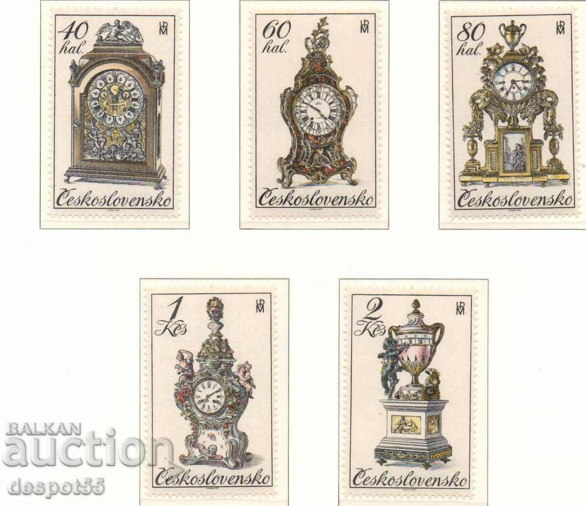 1979. Czechoslovakia. Historical clocks.