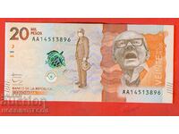 COLOMBIA COLUMBIA 20000 20.000 Pesos έκδοση 2015 NEW UNC
