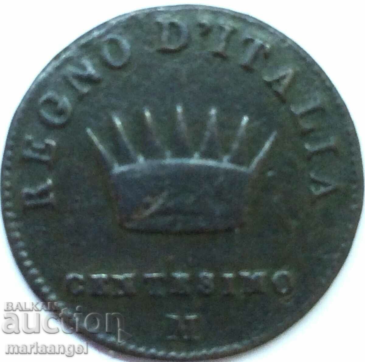 Napoleon 1 centesimo 1809 Italia M-Milan