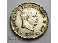 Silver coin 10 soldi/soldo 1812 * Napoleon * Italy