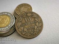 Mонета - Люксембург - 10 сентима | 1870г.