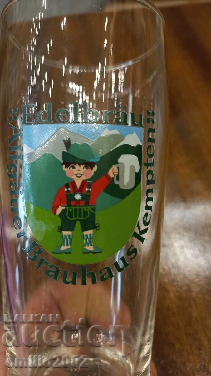 Edelbrau collectible beer glass with price 5.00 BGN | € 2.56 Edelbrau collectible beer glass with price 5.00 BGN | € 2.56