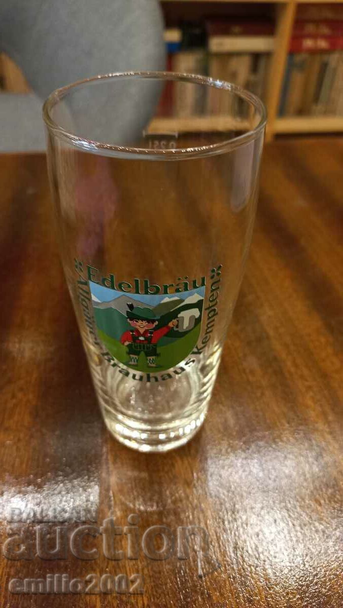 Edelbrau collectible beer glass