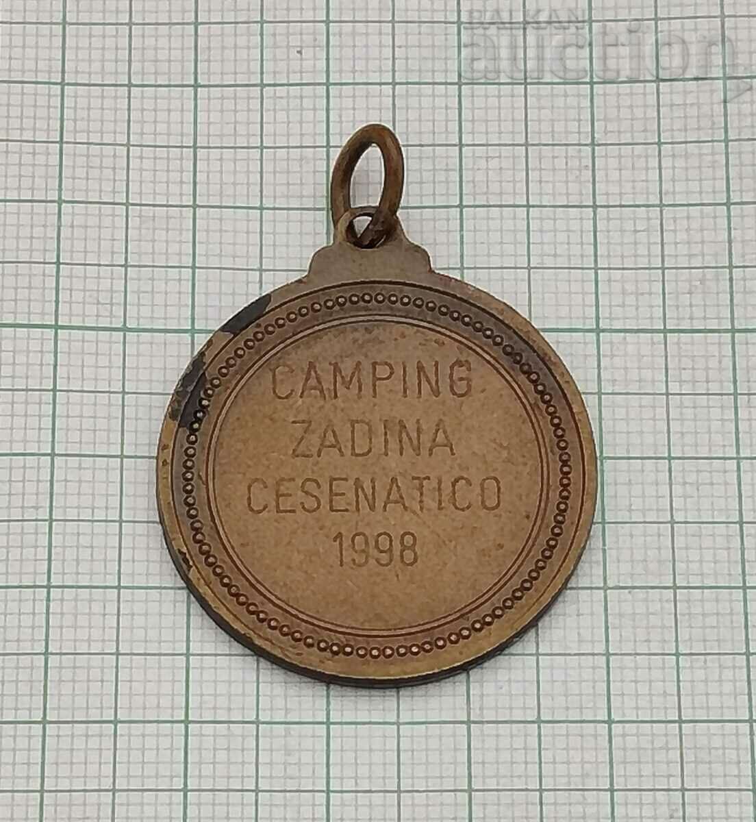 FOOTBALL CAMPING ZADINA CESENATICO 1998 ITALY SIGN with price 7.00 BGN | € 3.58 FOOTBALL CAMPING ZADINA CESENATICO 1998 ITALY SIGN with price 7.00 BGN | € 3.58