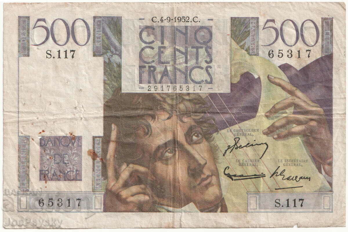 Франция - 1952 - 500 франка