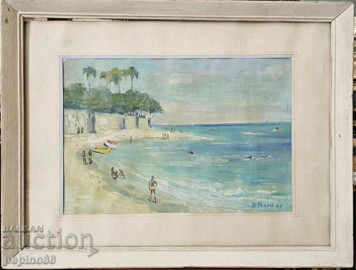 Auction Tenyo Zhelev /1923-2010/ Sea, Beach Auction Tenyo Zhelev /1923-2010/ Sea, Beach