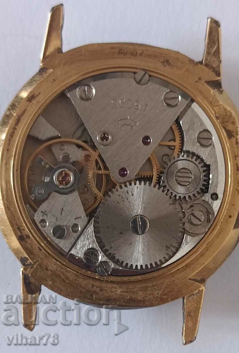 20 MICRON ROCKET MEN'S GOLD WRIST WATCH - 5 20 MICRON ROCKET MEN'S GOLD WRIST WATCH - 5