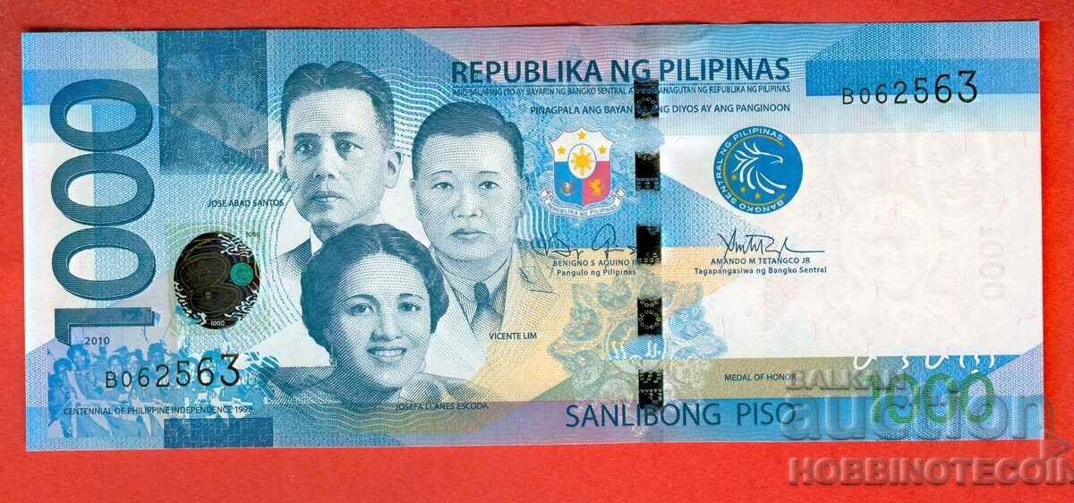 PHILIPPINES PHILLIPINES 1000 1000 Pesos emisiune 2010 NOU UNC