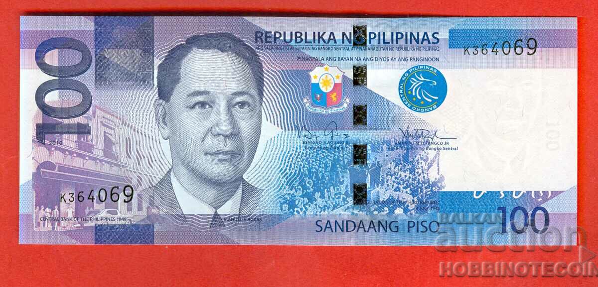 PHILIPPINES PHILLIPINES 100 Peso emisiune - ediția 2010 NOU UNC