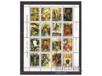 AJMAN 1972 Paintings with Christ, sheet small format S.T.O. 1