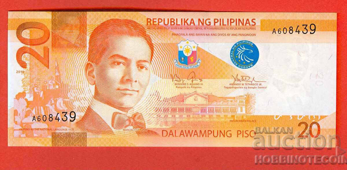 PHILIPPINES PHILLIPINES 20 Peso issue issue 2010 NEW UNC