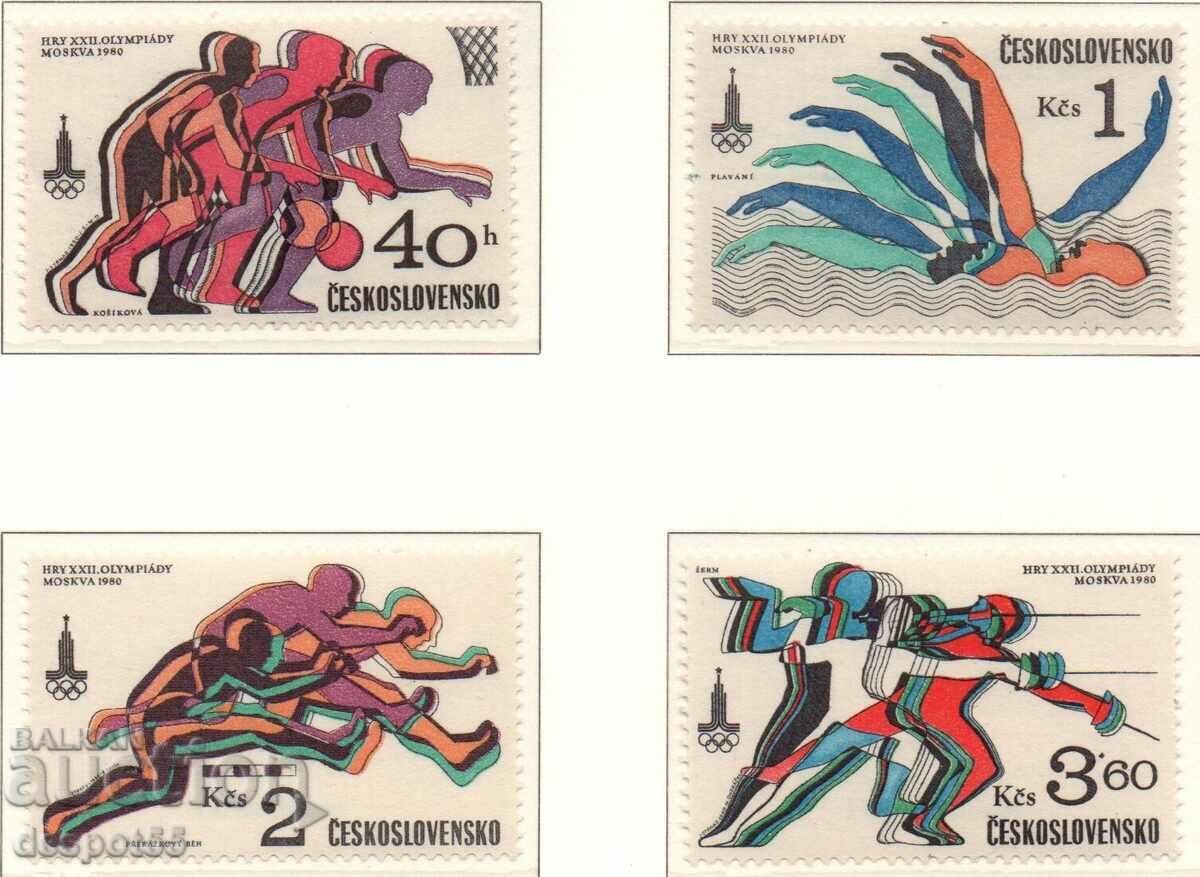 1980. Cehoslovacia. Jocurile Olimpice - Moscova, URSS.