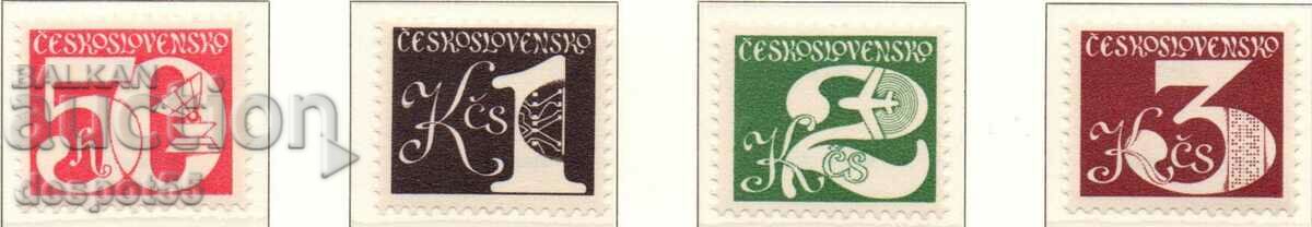 1979-80. Τσεχοσλοβακία. Γραμματόσημα σε ρολό.