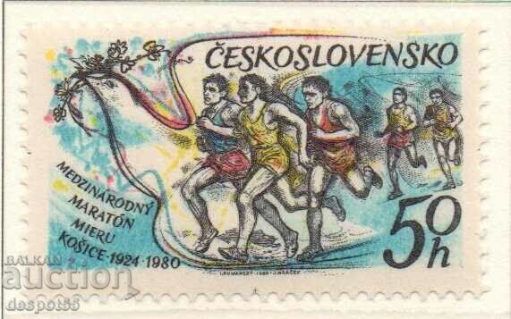 1980 Cehoslovacia. Al 50-lea Maraton Internațional pentru Pace, Kosice
